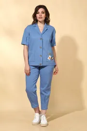 Garnitur Vilena-fashion #723 goluboj