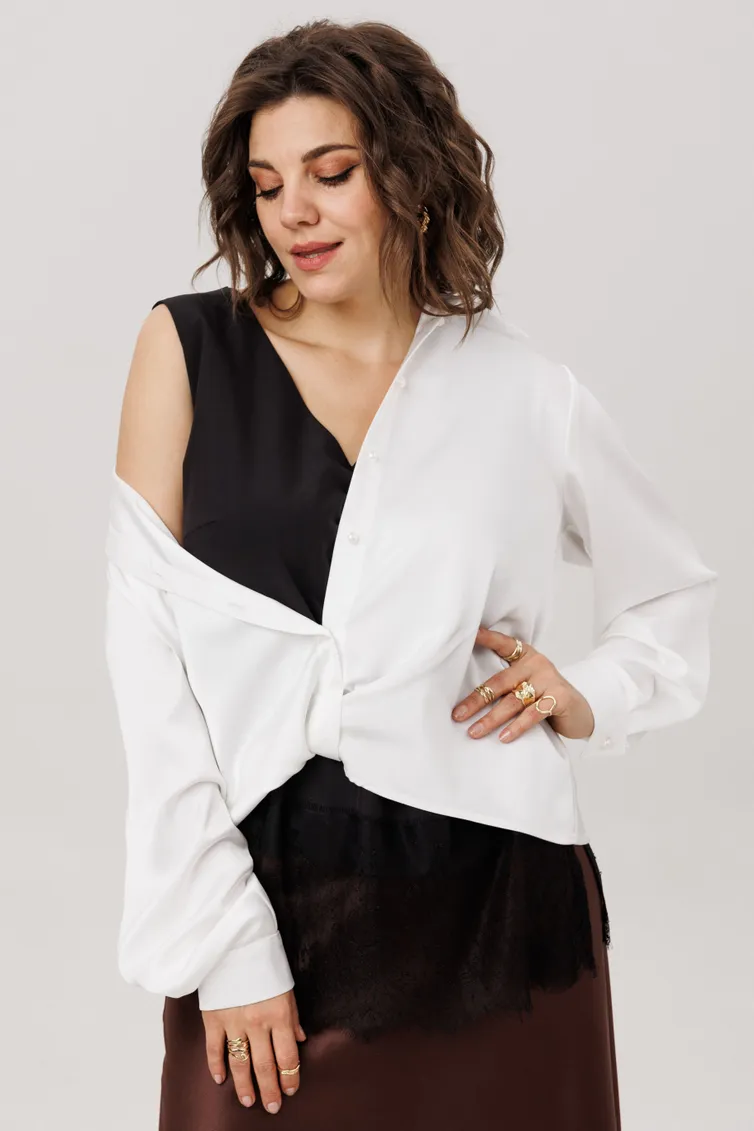 Shirt Anelli Laurel #1663 perlamutrovaya zhemchuzhina