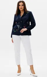 Suit Ma Cherie 3147 temno-sinij+belyj