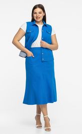 Юбка Avila 1009 лазурный