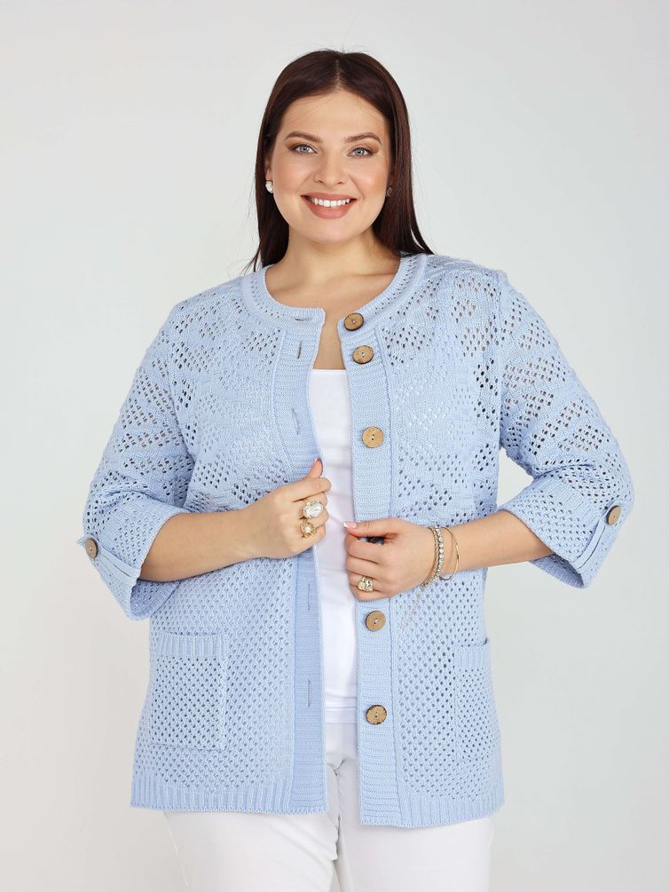 Кардиган BONADI арт. 2178 голубой