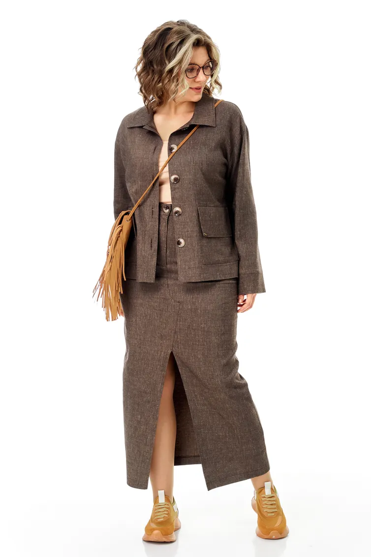 Garnitur Anastasia #1384 shokolad