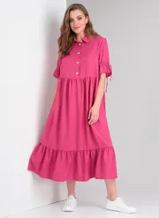 Sukienka Vilena-fashion #815 fuksiya