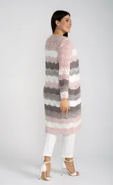 Sweter BONADI 1285 pudra-kapuchino