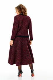 Garnitur Anastasia #1401 bordo