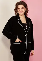 Żakiet Ava fashion #M-092 chernyj