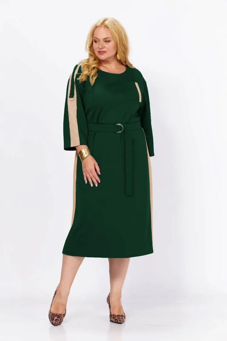 Dress Milora #1498 izumrud