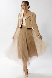 Suit Golden Valley #6623 temno-bezhevyj