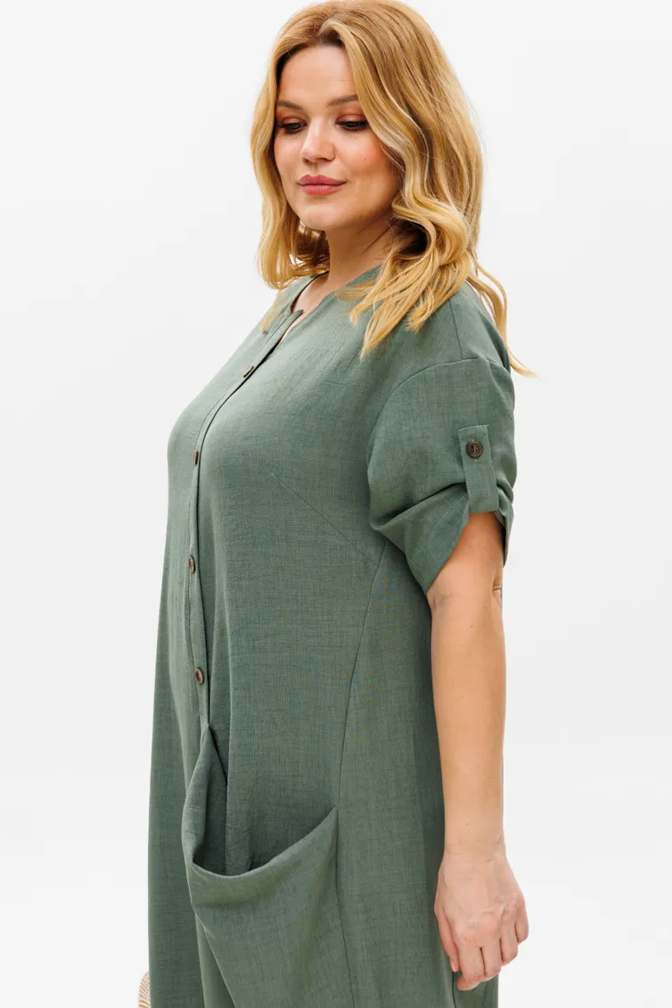 Платье Michel Chic арт. 2094/4 темно-оливковый