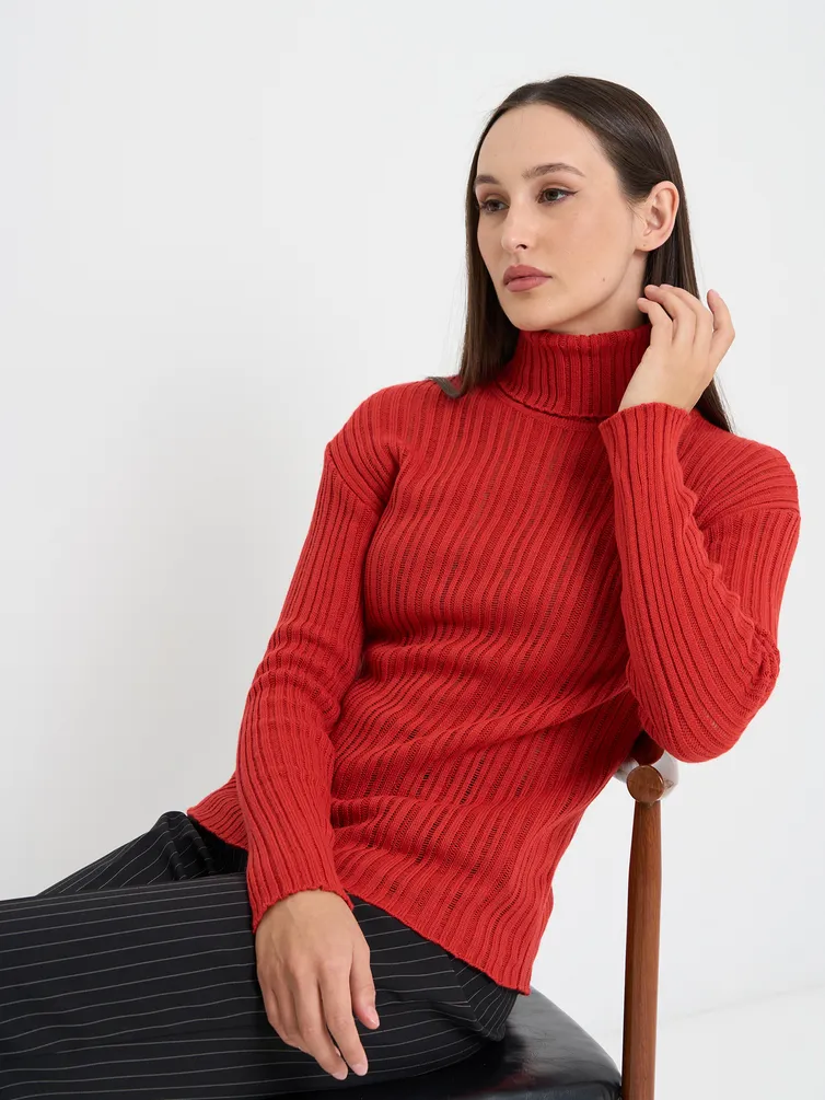 Джемпер Newvay арт. 9242-94185 Аврора red