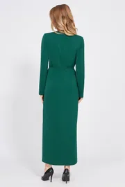 Sukienka BAZALINI #4853 zel