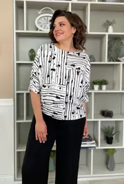 Bluzka Rumoda #2096/1 belyj