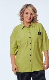 Комплект OVERYOU 248/1 фисташка с черно-белым