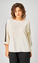 Блузка Rumoda 2274 дл.р молочный
