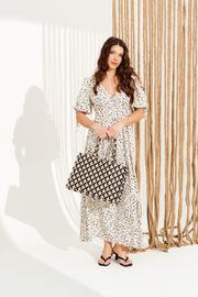 Платье Elletto Life арт. 11132 молочно-черный