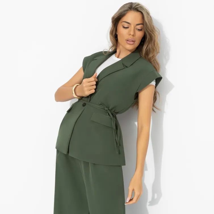 Waistcoat CHARUTTI #Slishkom modno (zelenyj)