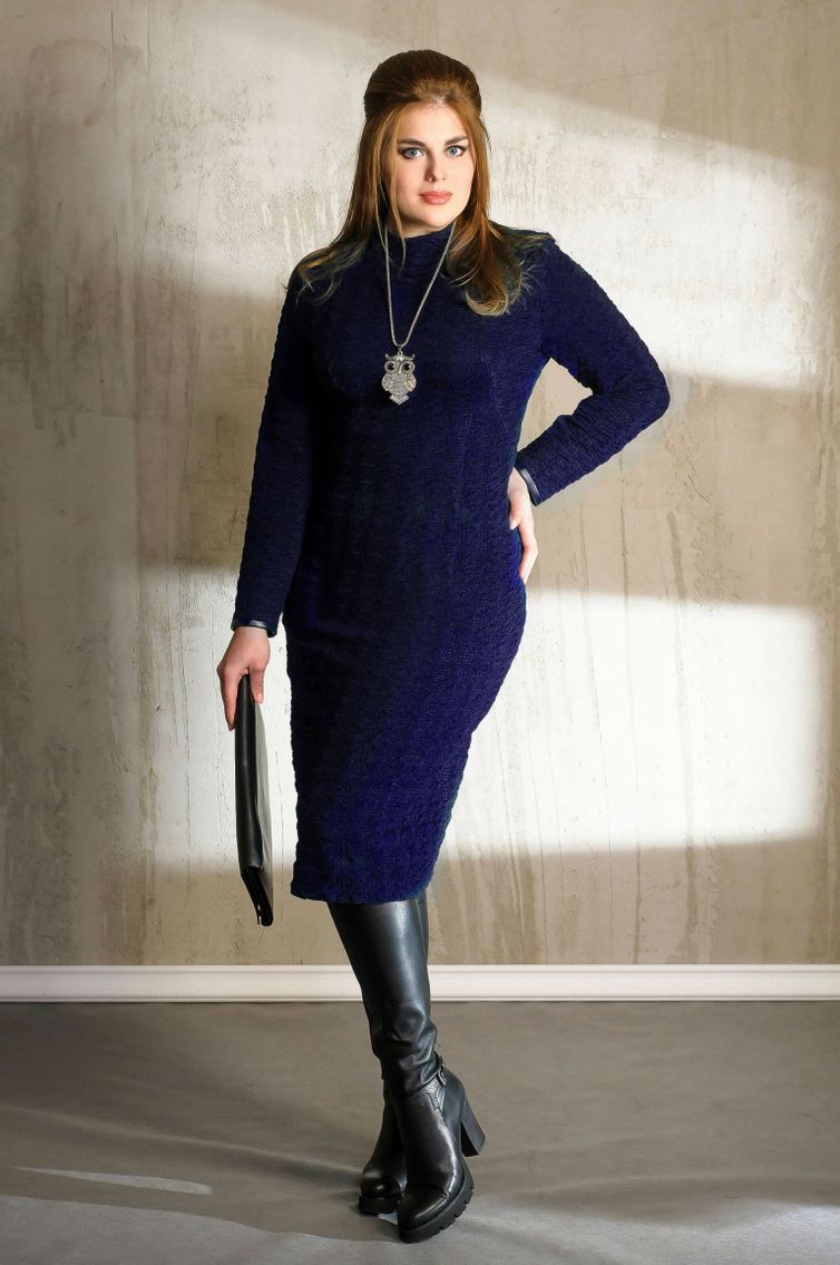 Sukienka Anna Majewska #M-958 sinij