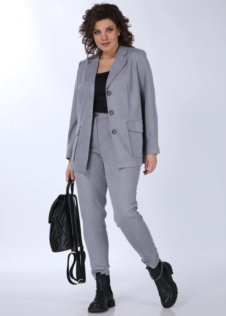 Костюм Vilena-fashion арт. 841 серый