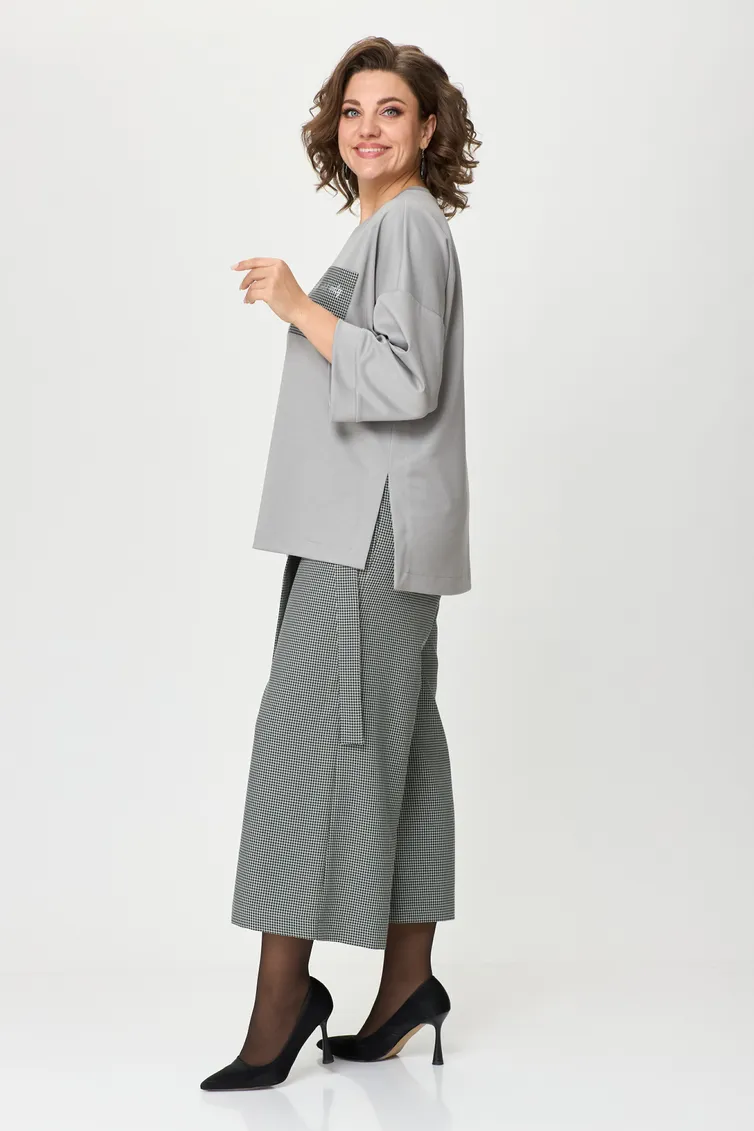 Костюм Michel Chic арт. 1362/1 серый, клетка