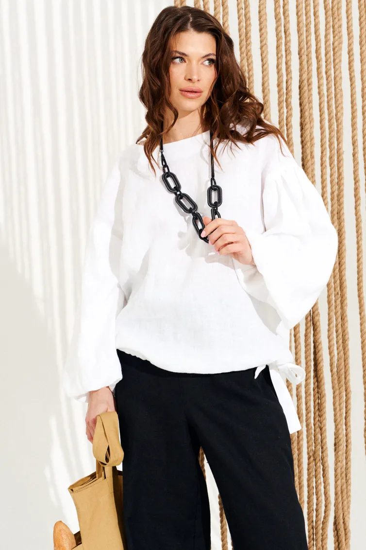 Blouse Elletto Life #13988 belyj
