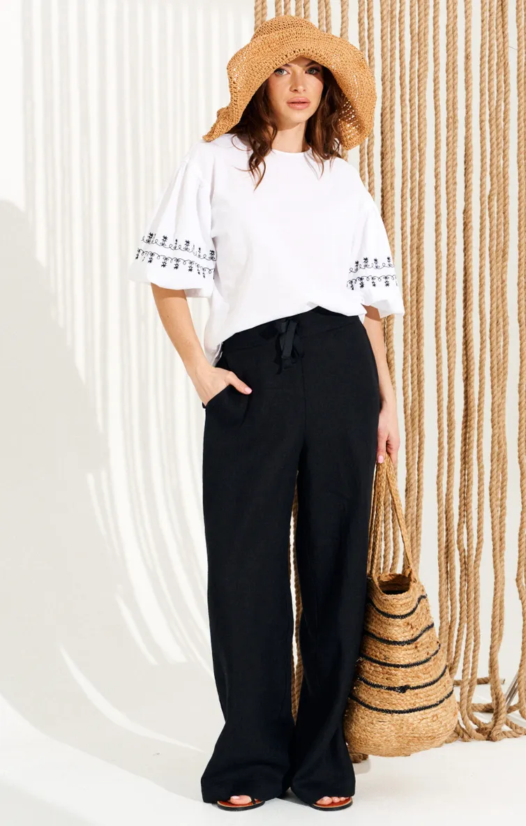 Trousers Elletto Life #2384 chern
