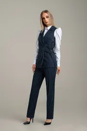 Suit MARIKA #440 t.sinij v polosku