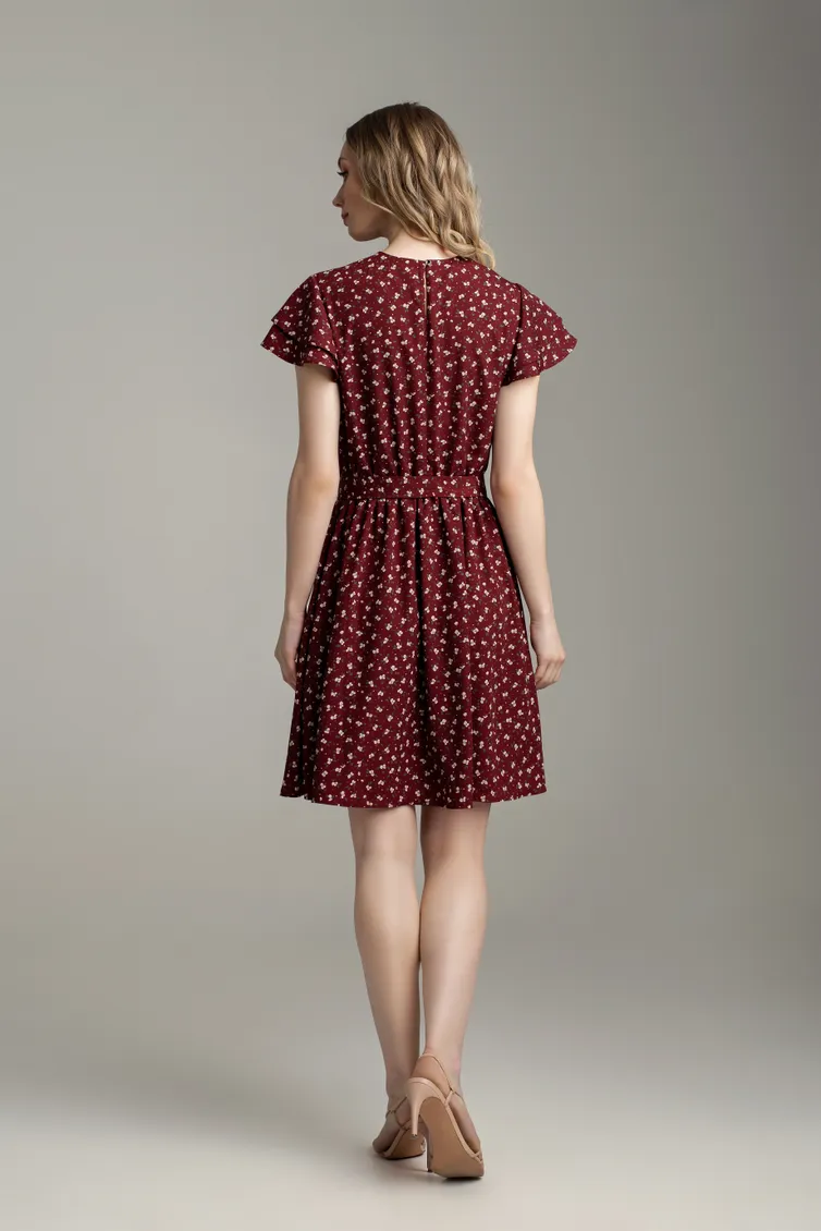 Dress MARIKA #422 bordo