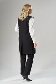 Waistcoat Ava fashion #M-242 chernyj