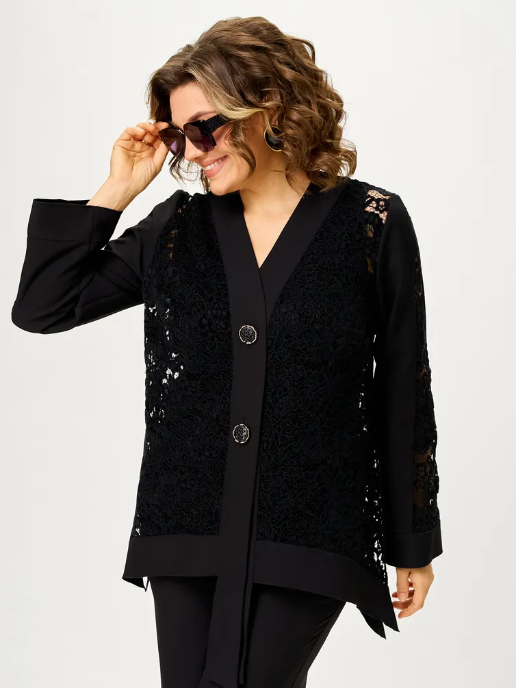 Suit Vilena-fashion #1162 chernyj