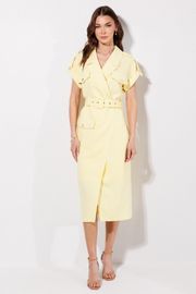 Платье Люше арт. 4390 желтый