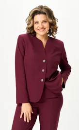 Garnitur Vilena-fashion 1210 burgundi