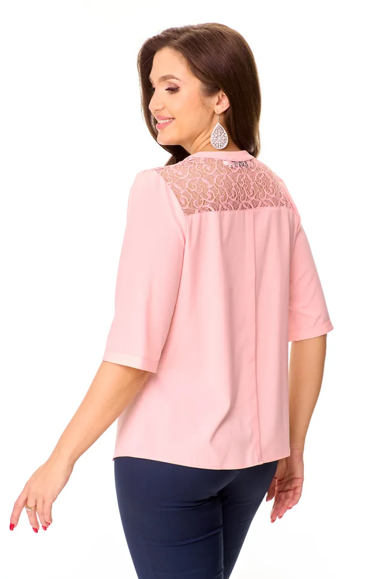 Bluzka Abbi #4039 rozovyj