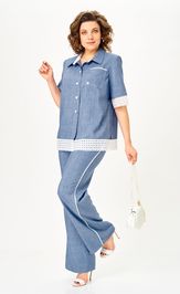 Suit Vilena-fashion 1156 goluboj