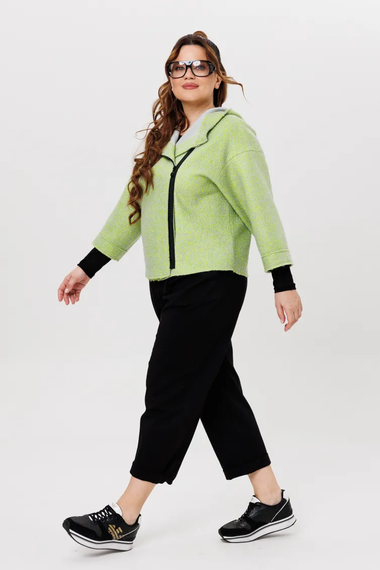 Garnitur Michel Chic #1357/1 salatovyj, chernyj