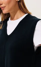 Waistcoat Romgil RV0469-ShE5 temno-sinij