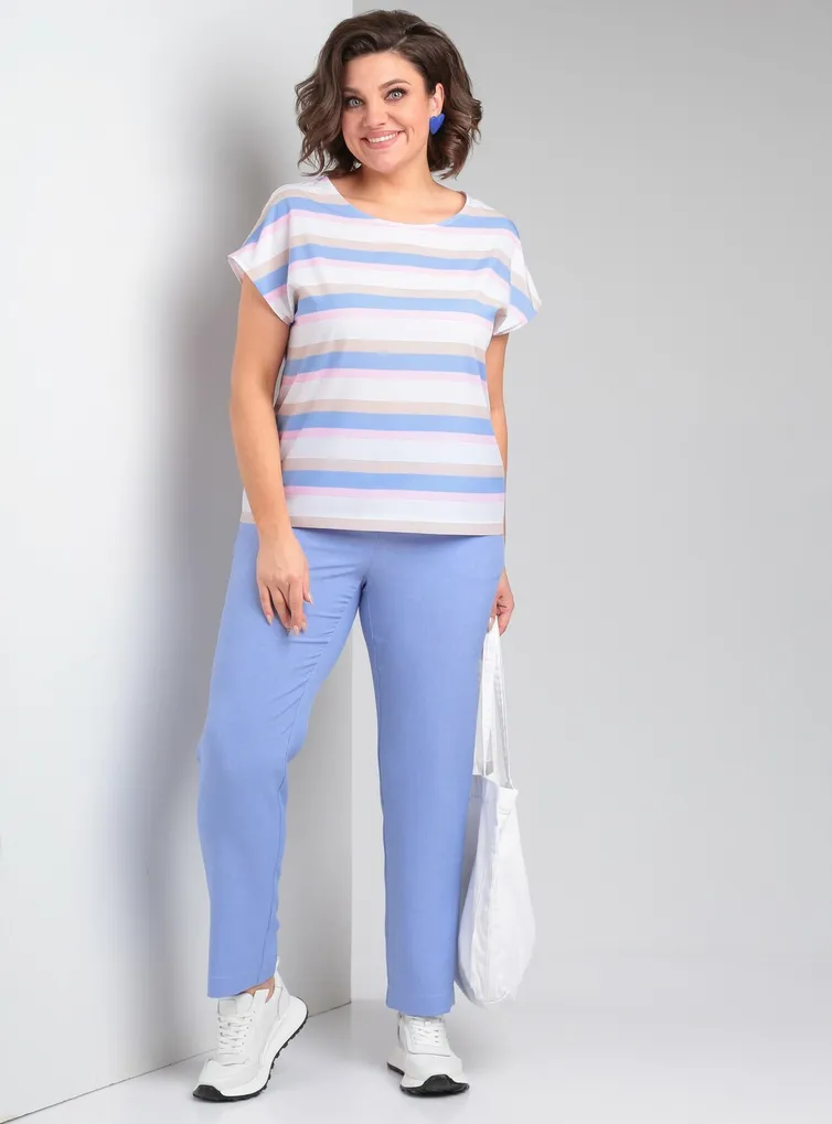 Костюм Vilena-fashion арт. 958 голубой