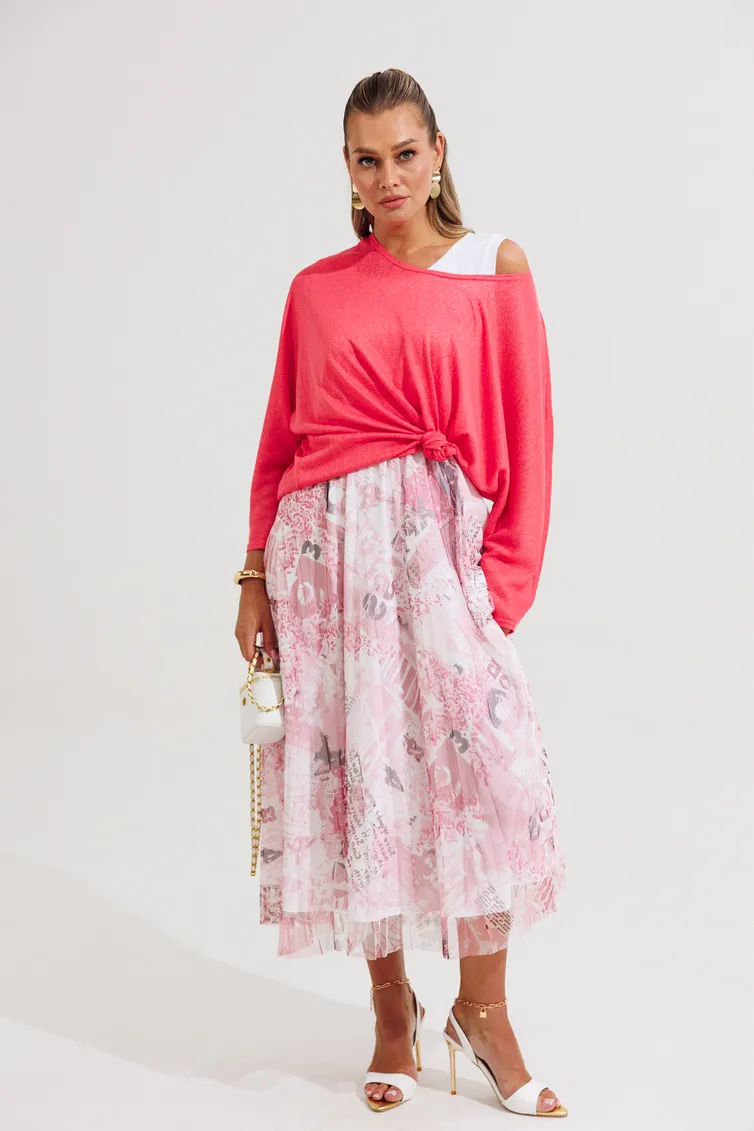 Zestaw Anastasia #1375 belyj+korall