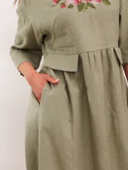 Sukienka Galean Style #1003 xaki