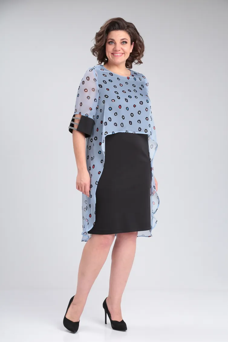 Sukienka Michel Chic #2136 chern, gol