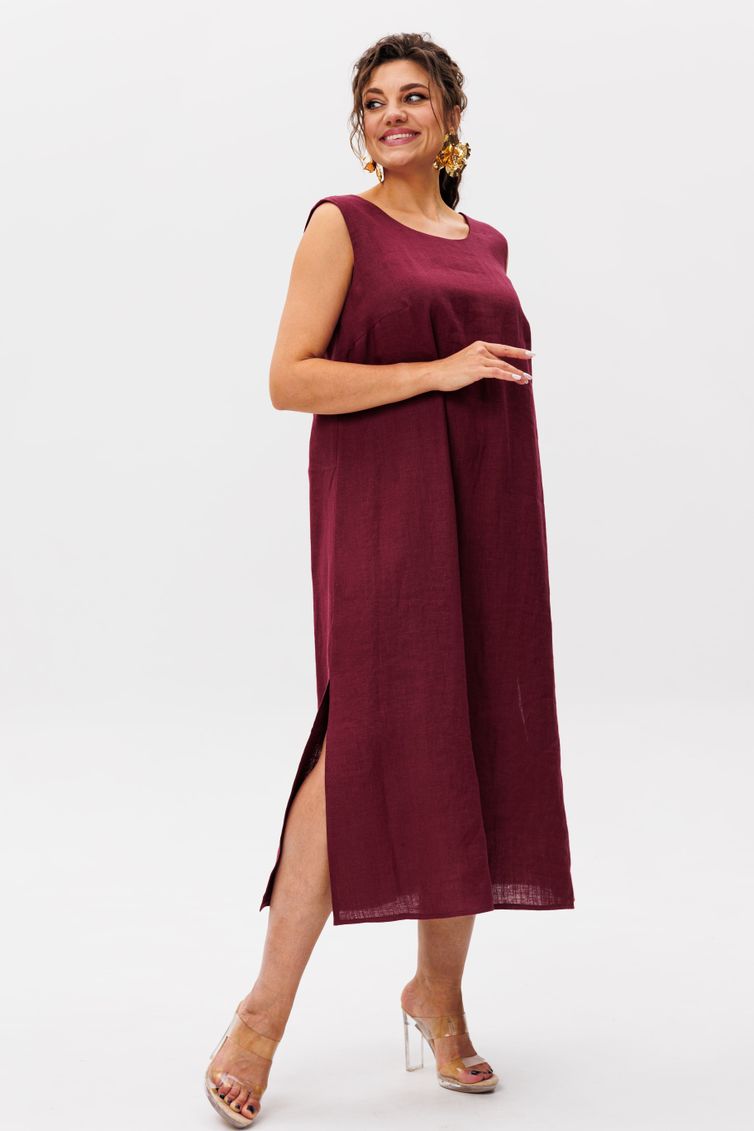 Платье Anelli Laurel арт. 1472 вишневый сумрак