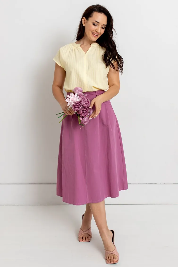 Blouse TOOK A LOOK & Angelika #MD-221 banan