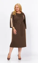 Sukienka Milora 1498 shokolad