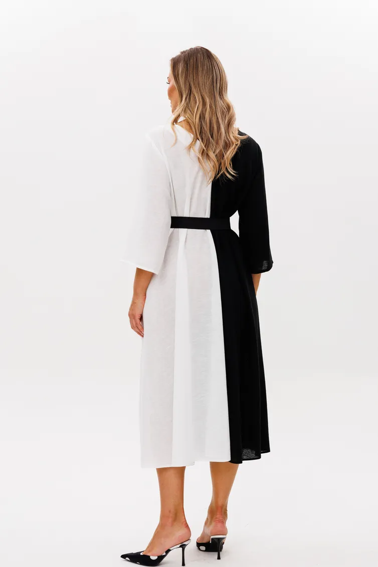 Dress Anastasia #1243.1 cherno-belyj