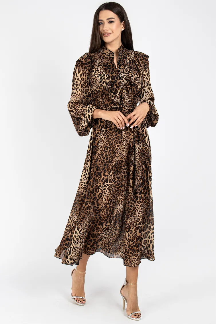Sukienka VIZAVI #813.2 leopard