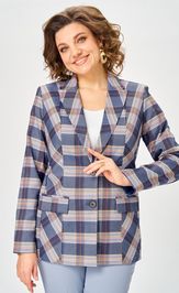 412-303 бело-синяя клетка