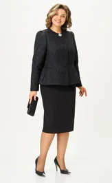 Suit Vilena-fashion 1213 chernyj