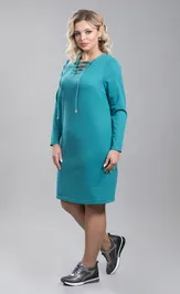 Платье NOVITA 1223 бирюзовый