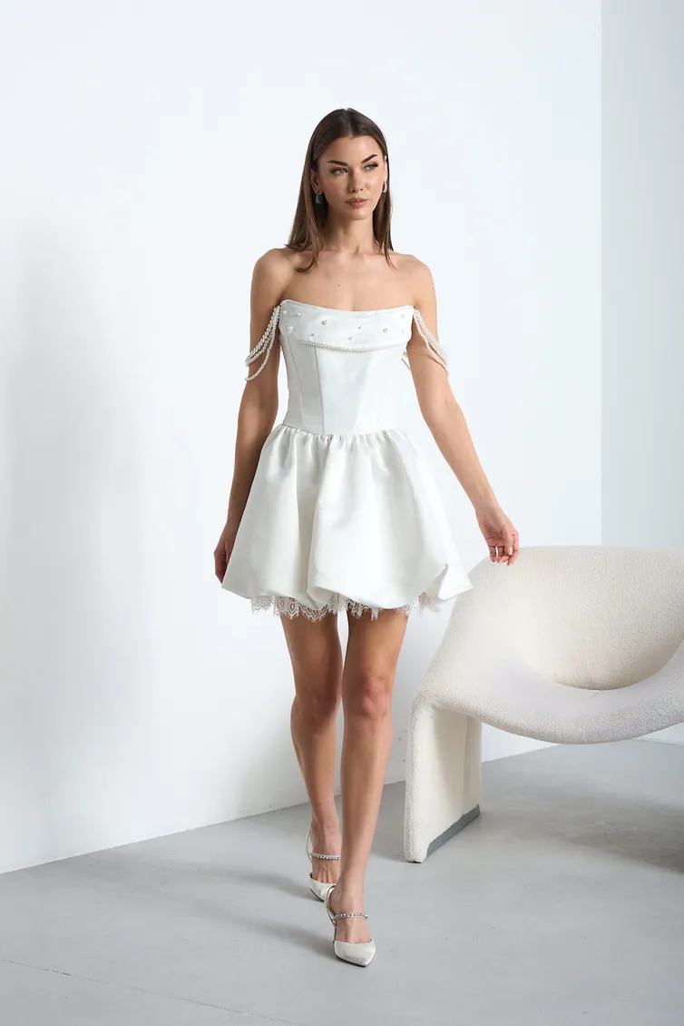 Sukienka Lady Line #4826 molochnyj