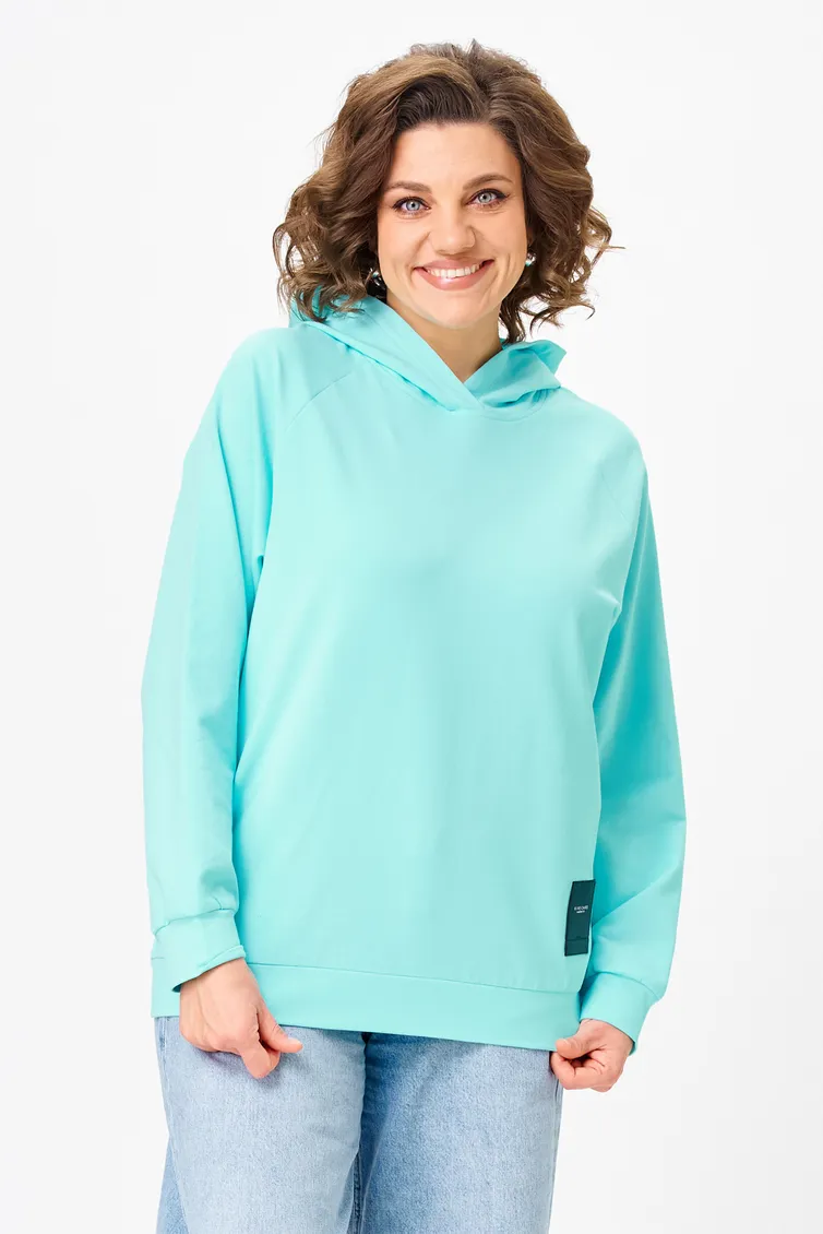 Hoodie Rumoda #2283 biryuzovyj