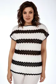 Zestaw Vilena-fashion #881 belo-chernyj+belyj